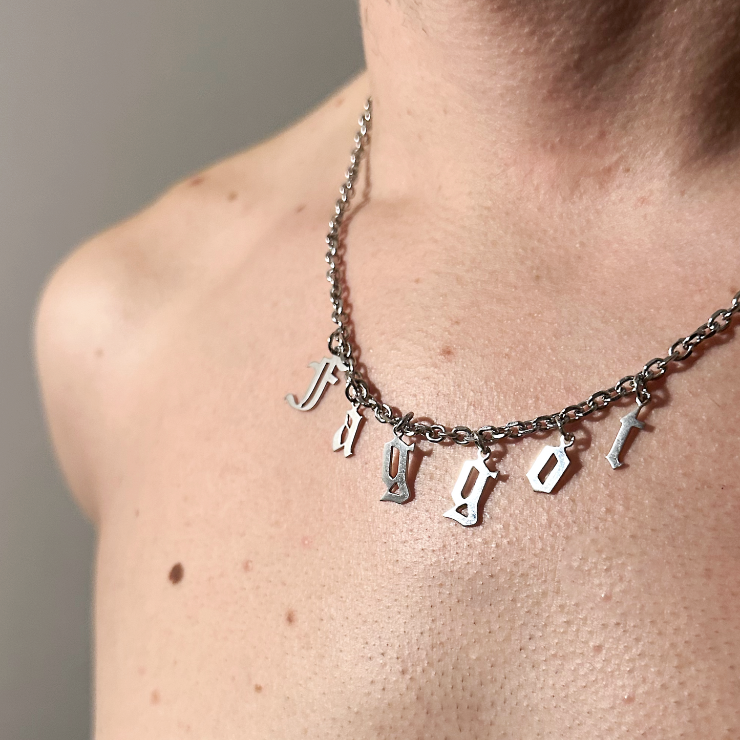 Faggot Necklace – Stainless Steel Statement Jewelry