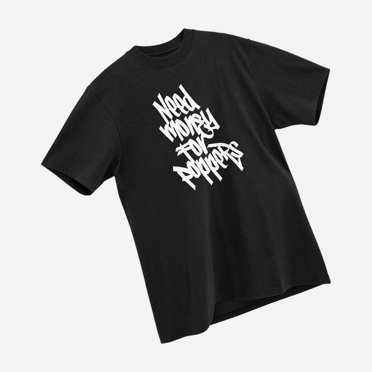 Need Money for Poppers T-Shirt on a light grey background