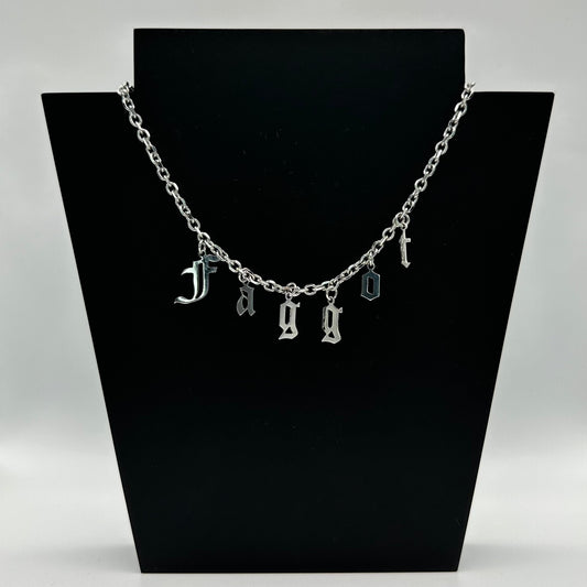 Faggot stainless steel gay necklace