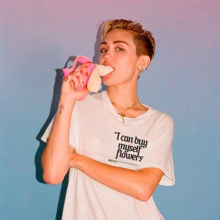 Miley Cyrus' "I Can Buy Myself Flowers" Self-Love T-shirt