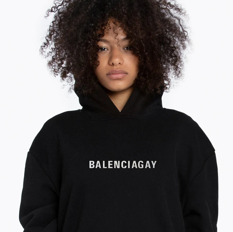Balenciagay Hoodie – Edgy Gay Streetwear