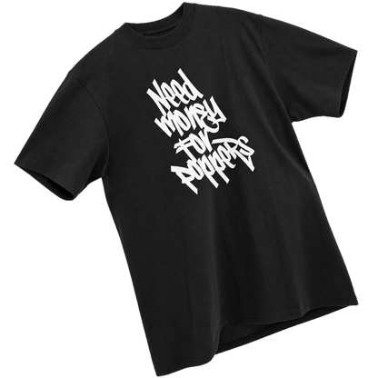 Need Money for Poppers black T-shirt