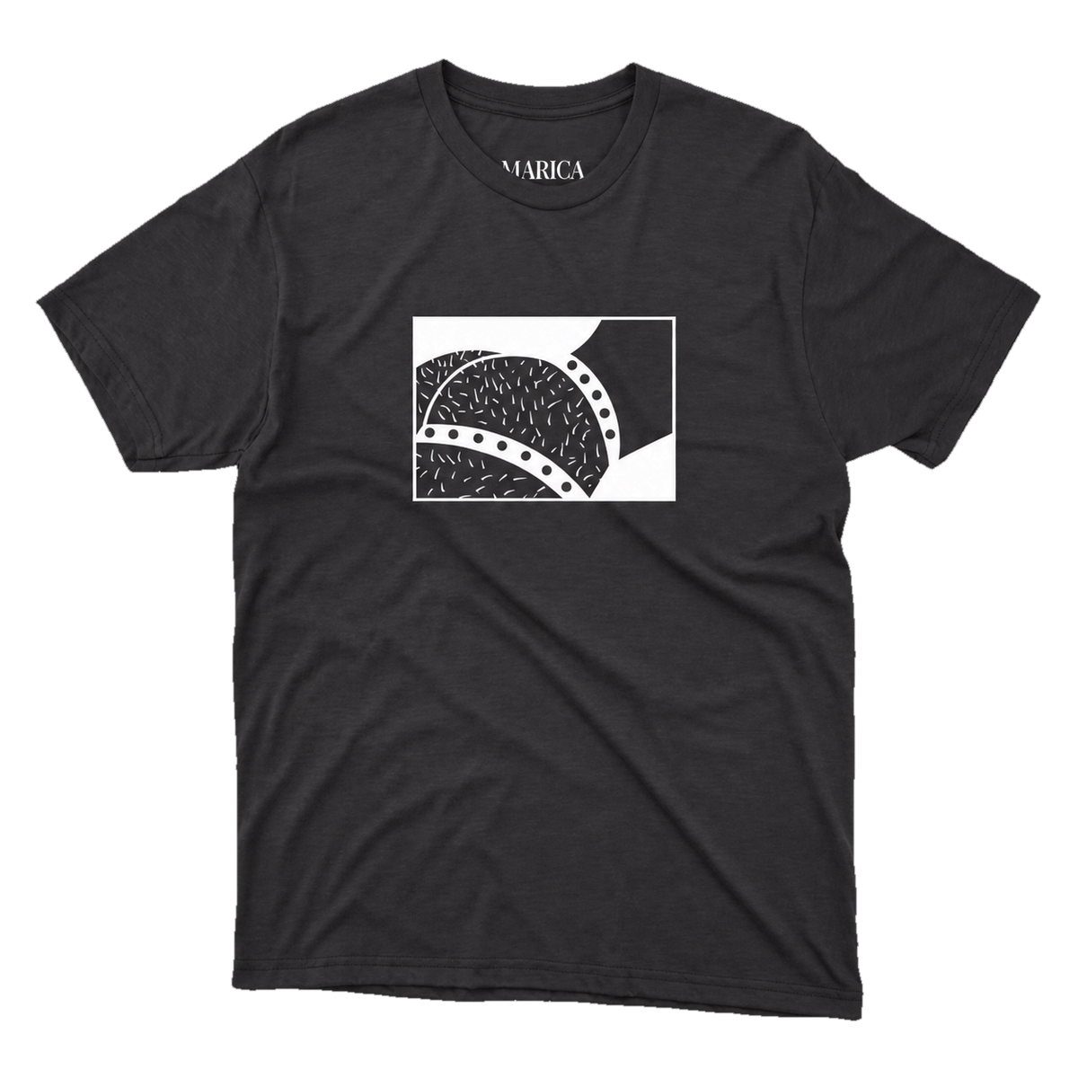 Jockstrap illustration black T-shirt