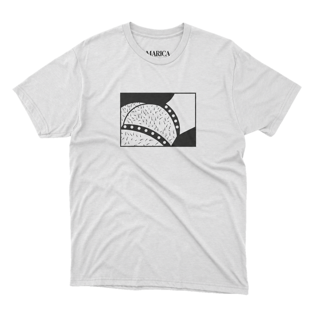 Jockstrap illustration white T-shirt